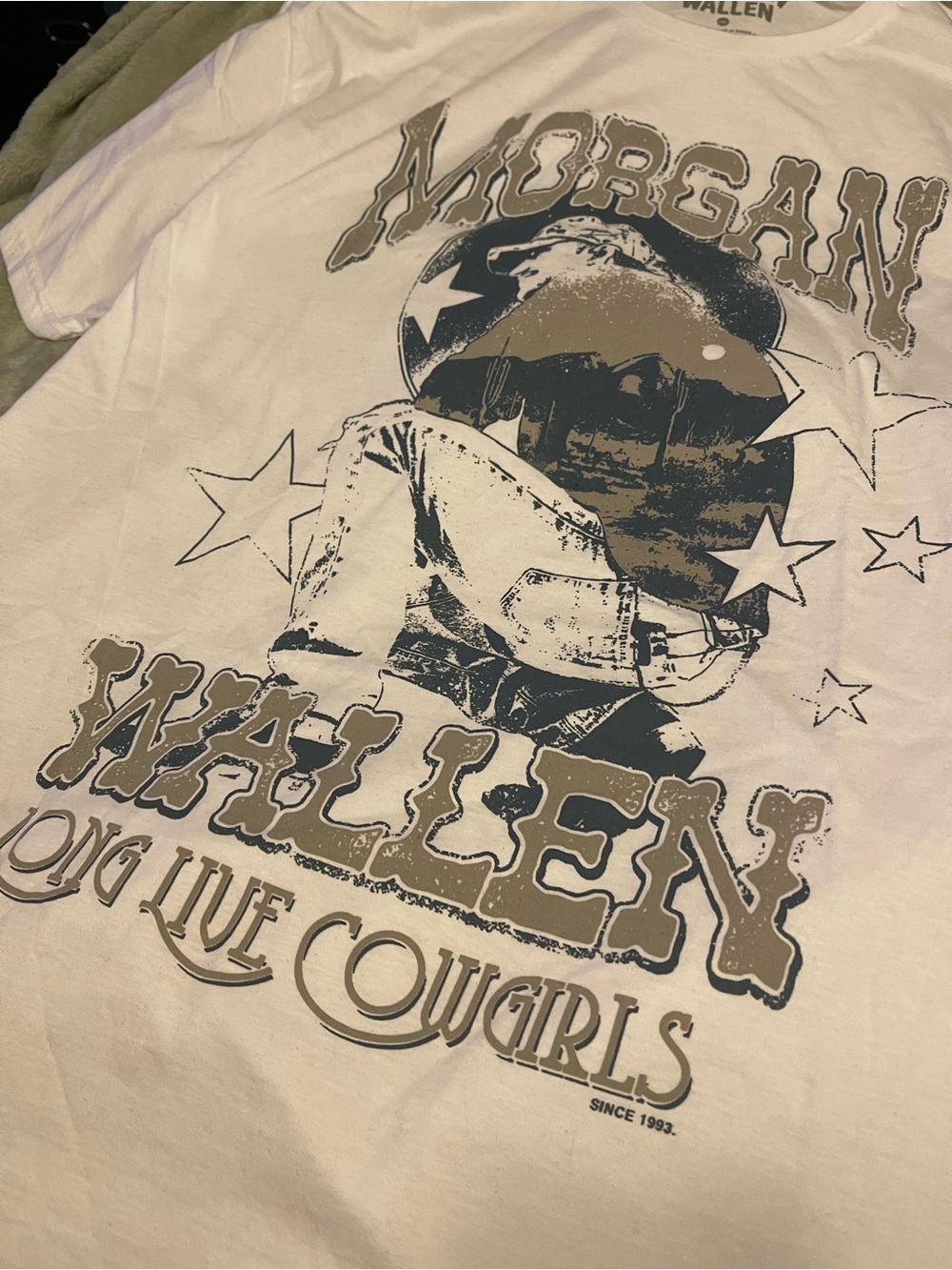 Morgan Wallen Short Sleeve Graphic Tee in White